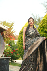 Banarasi Silk Saree in Black